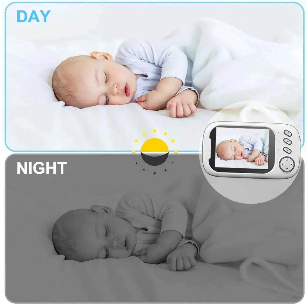 3.5-Inch Cdycam Baby Monitor with Camera & Two-Way Audio