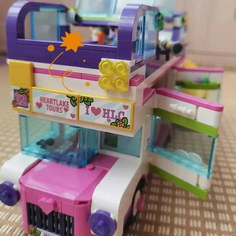 778 Pcs Friendship Bus Building Blocks - Creative Play for Kids