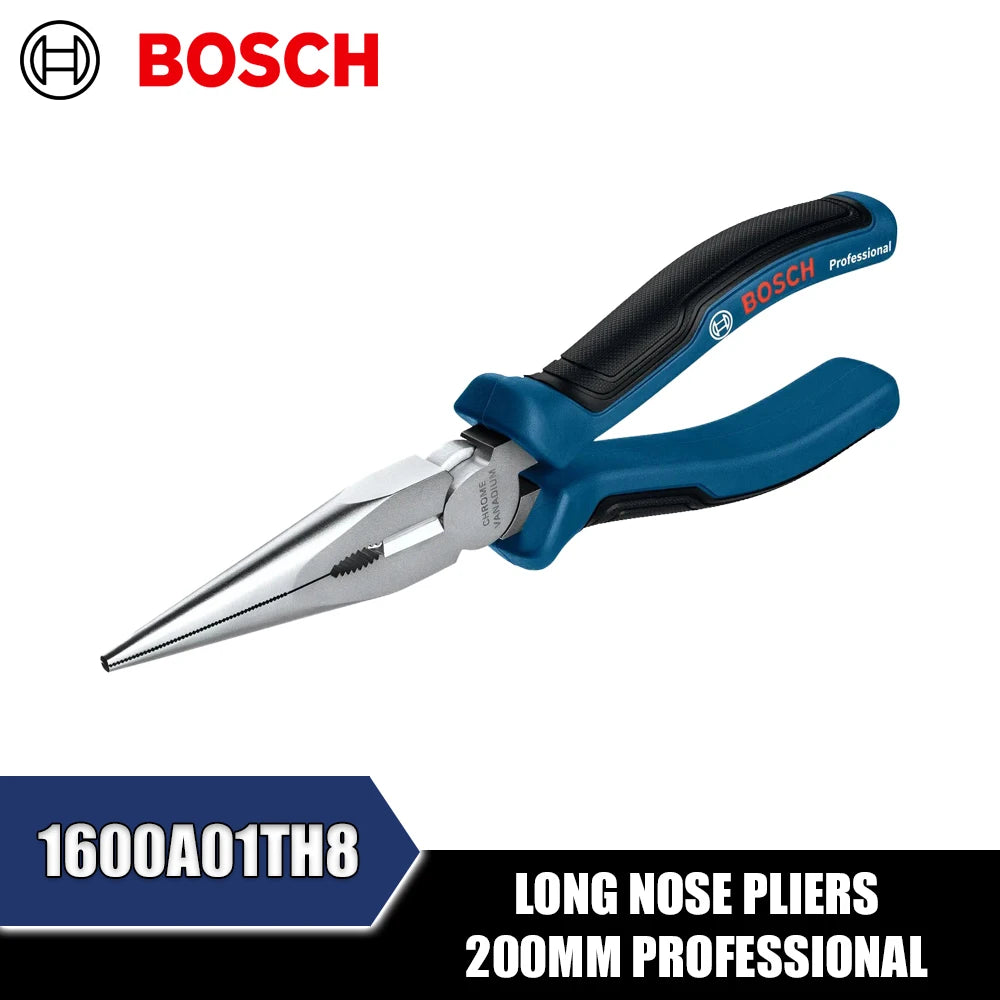 Bosch Universal Combination & Long Nose Pliers Set - Professional Hand Tools