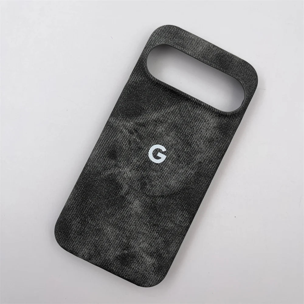 Chic Denim Magnetic Wireless Charging Case for Google Pixel Models