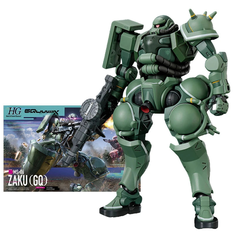 Bandai HG 1/144 GQ Zaku Action Figure - Police Zaku Model Toy