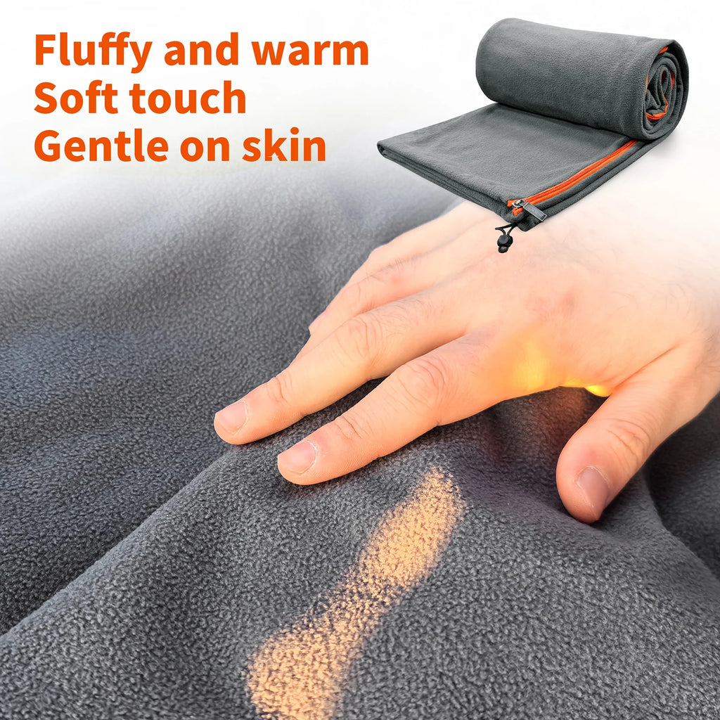 MAPLEAF Ultralight Polar Fleece Sleeping Bag Liner for Cold Weather