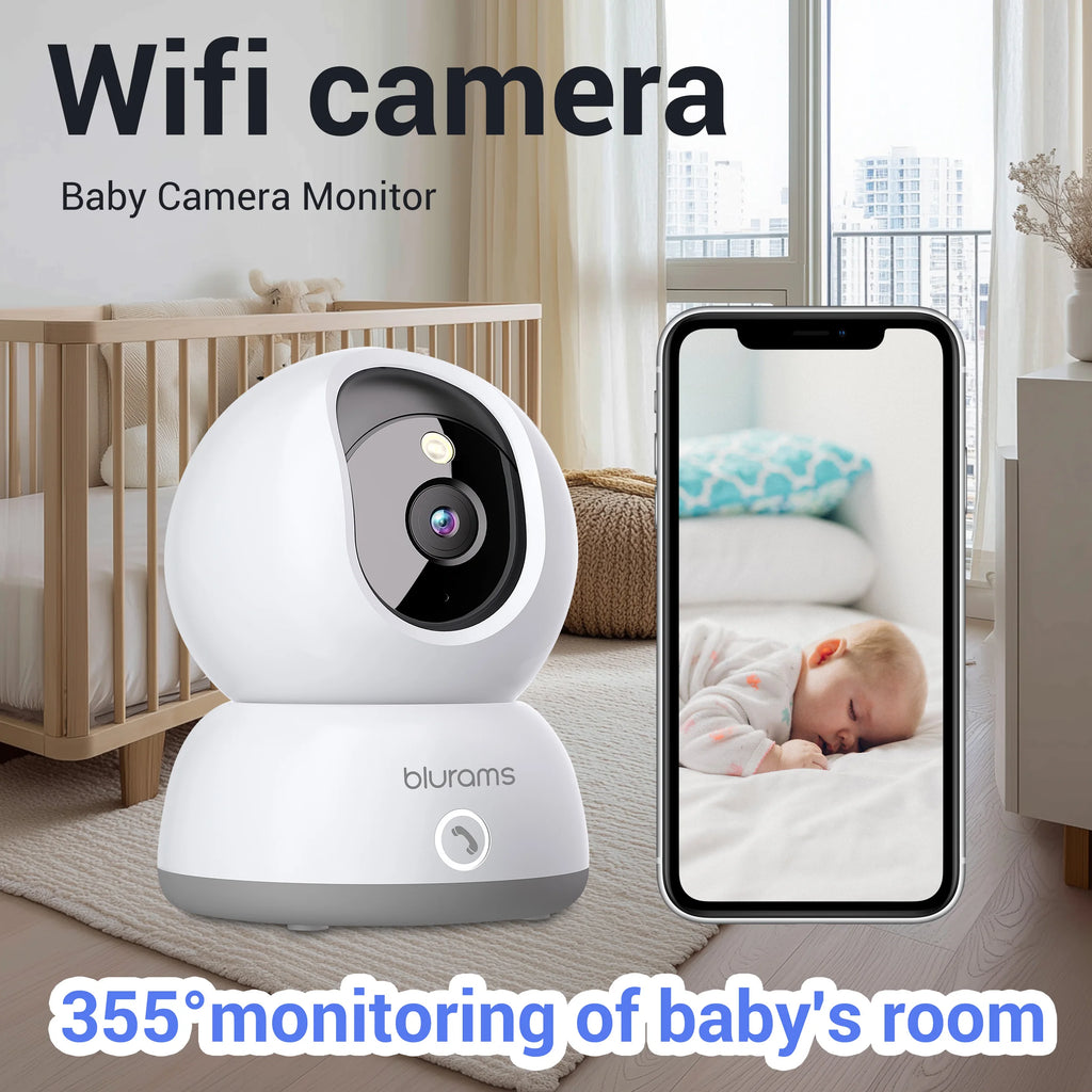 Blurams 2K Home Security Camera - 360° Pet Monitoring & Talk
