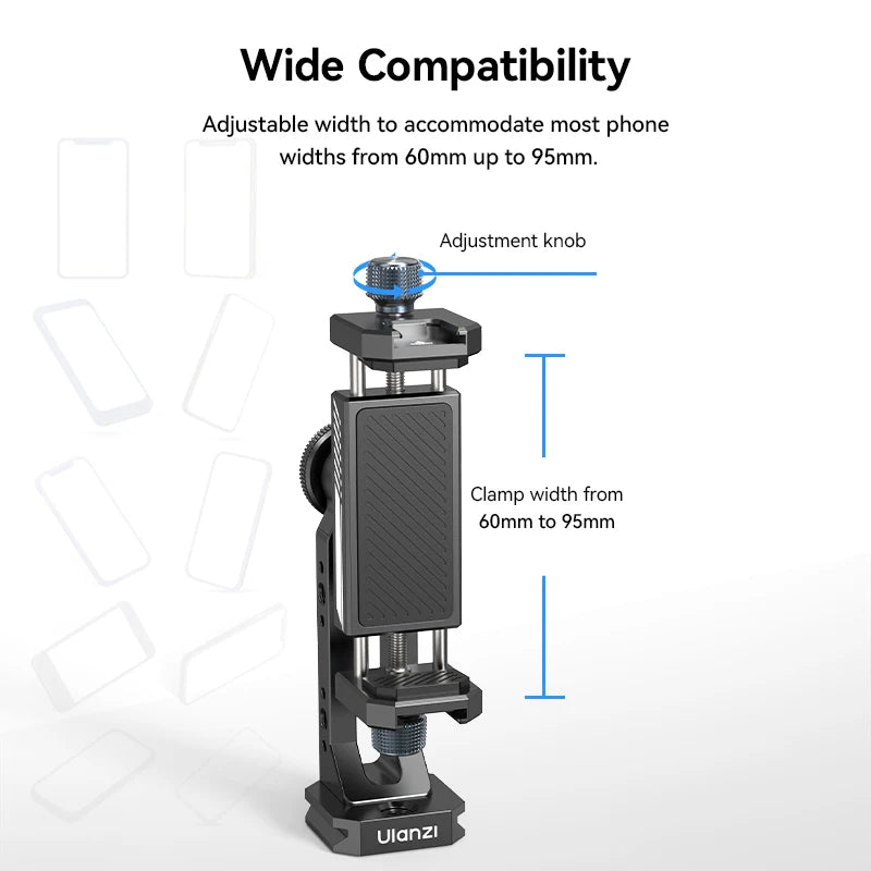 Ulanzi M053 Arca Swiss Phone Mount - Quick-Release with Ball Head