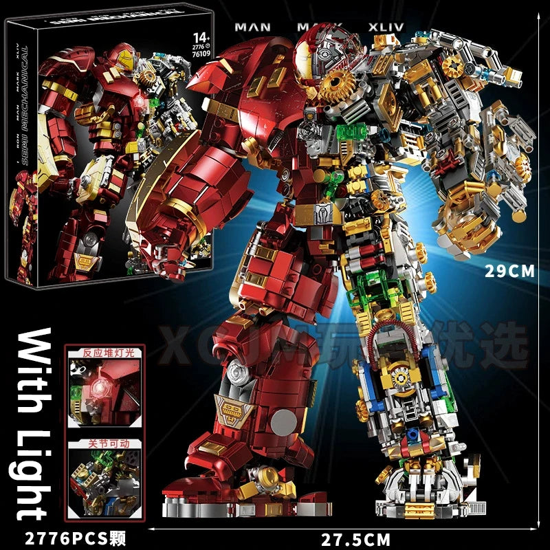 Iron Heroes DIY Building Set - Creative Action Figures for Imagination