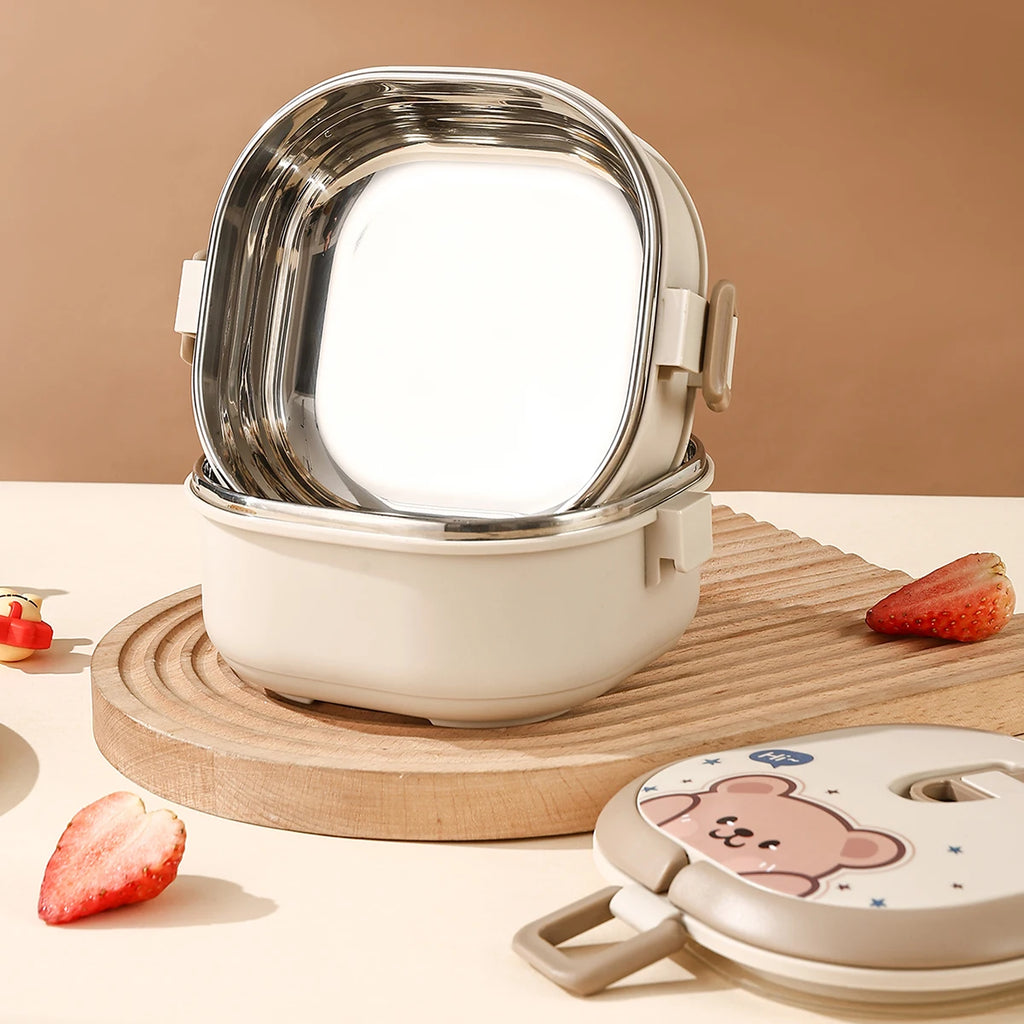 Insulated Bento Lunch Box - Microwave Safe & Leakproof