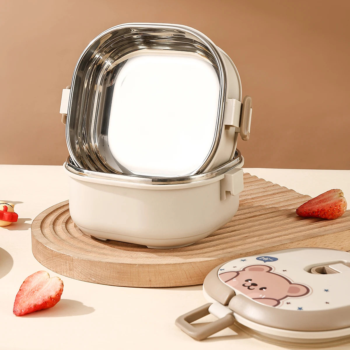 Insulated Bento Lunch Box - Microwave Safe & Leakproof