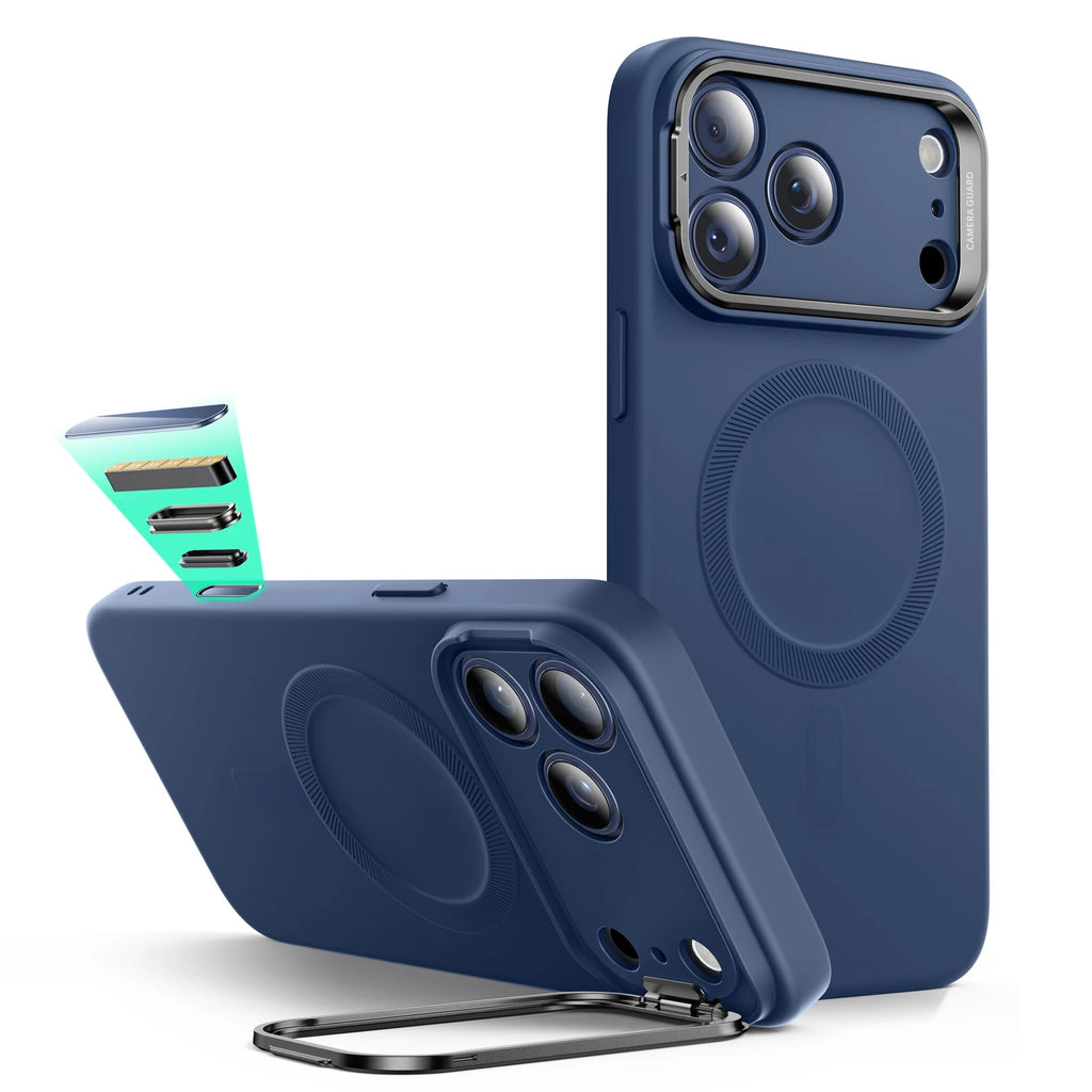 ESR Silicone Case with Adjustable Stand for iPhone 17 Pro Max