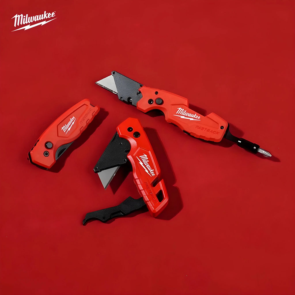 Milwaukee 6-in-1 Folding Utility Knife - Versatile & Durable