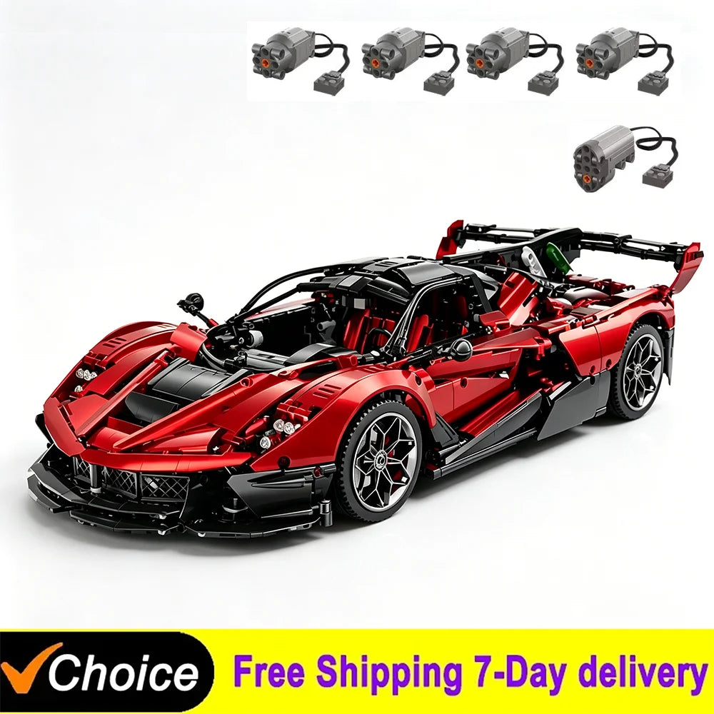 MOC FXX-EVO Remote Control Sports Car Building Blocks for Kids