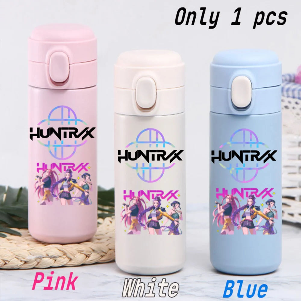 KPop 420ML Insulated Thermos Cup - Stylish Water Bottle Gift