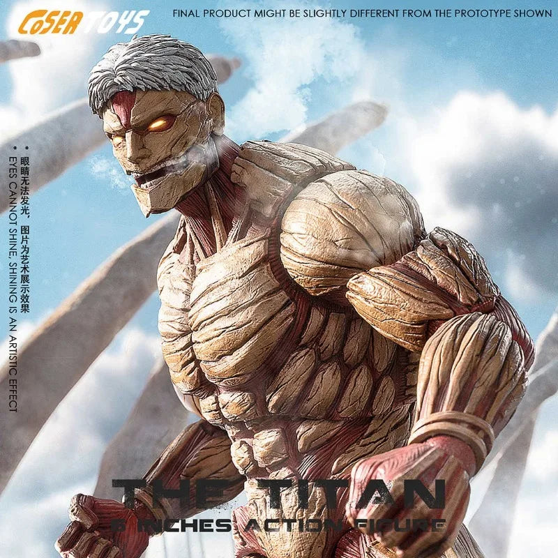 Eren Jaeger 6-Inch Action Figure - Ultra Flexible & Poseable Toy