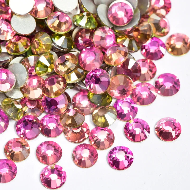 OLeeya Bulk Non-Hotfix Rhinestones for DIY Nail Art & Garments