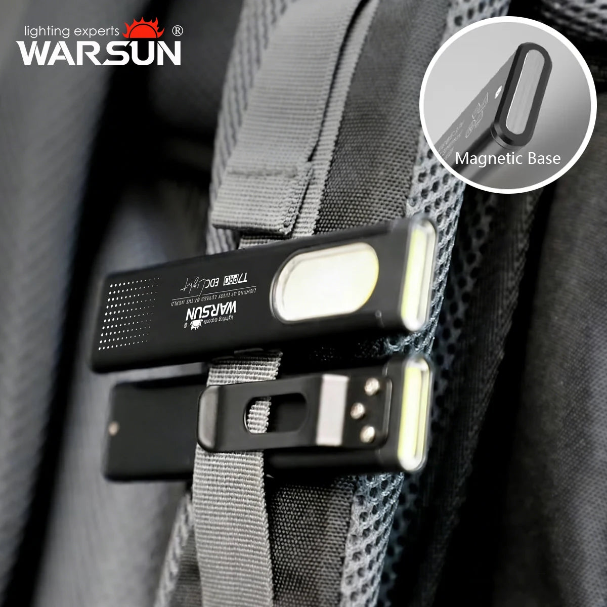 Warsun T7 Rechargeable LED Keychain Flashlight - 600 Lumen Mini Torch