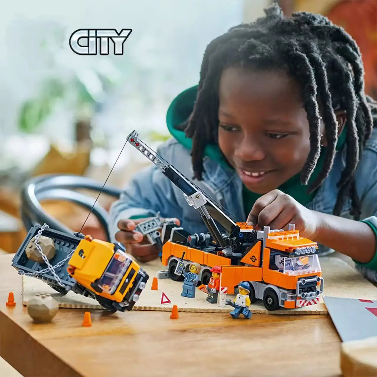 City Series 60467 Heavy Tower Crane Truck - Perfect Gift for Kids