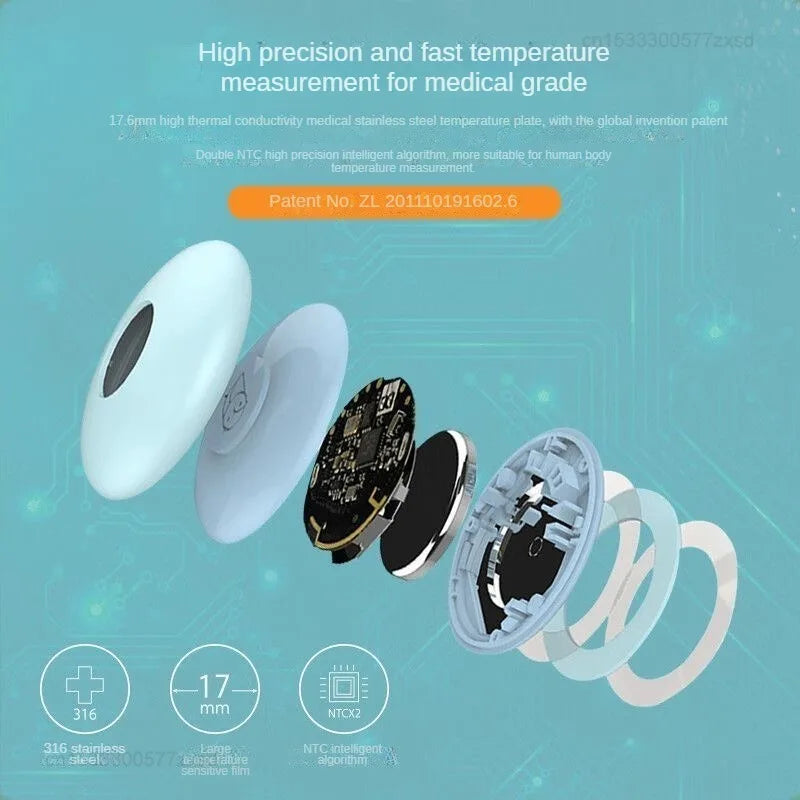 Miaomiaoce Intelligent Thermometer with High-Temperature Alarm