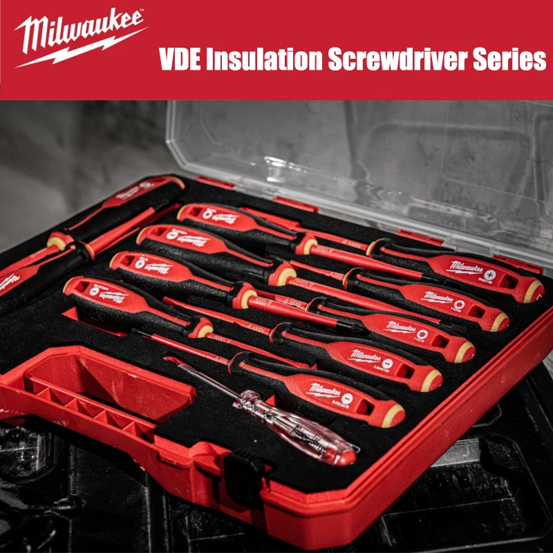 Milwaukee 12-Piece Insulated Screwdriver Set | Precision Maintenance Tool