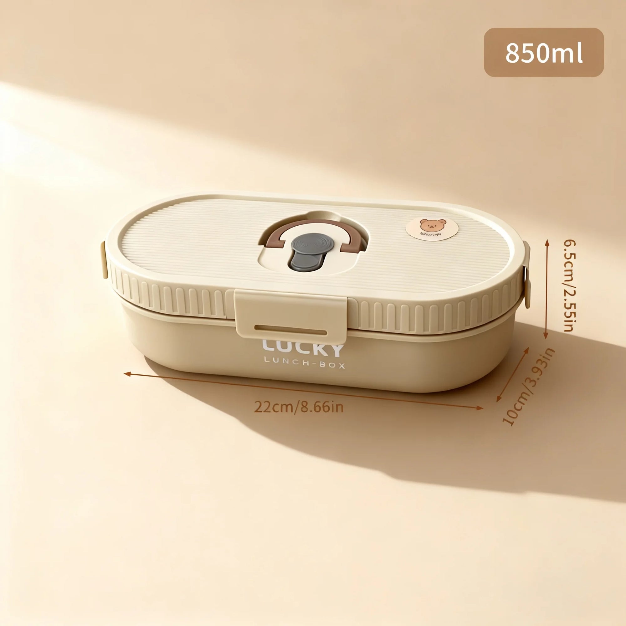 850ML Stainless Steel Thermal Bento Lunch Box - Perfect for Kids