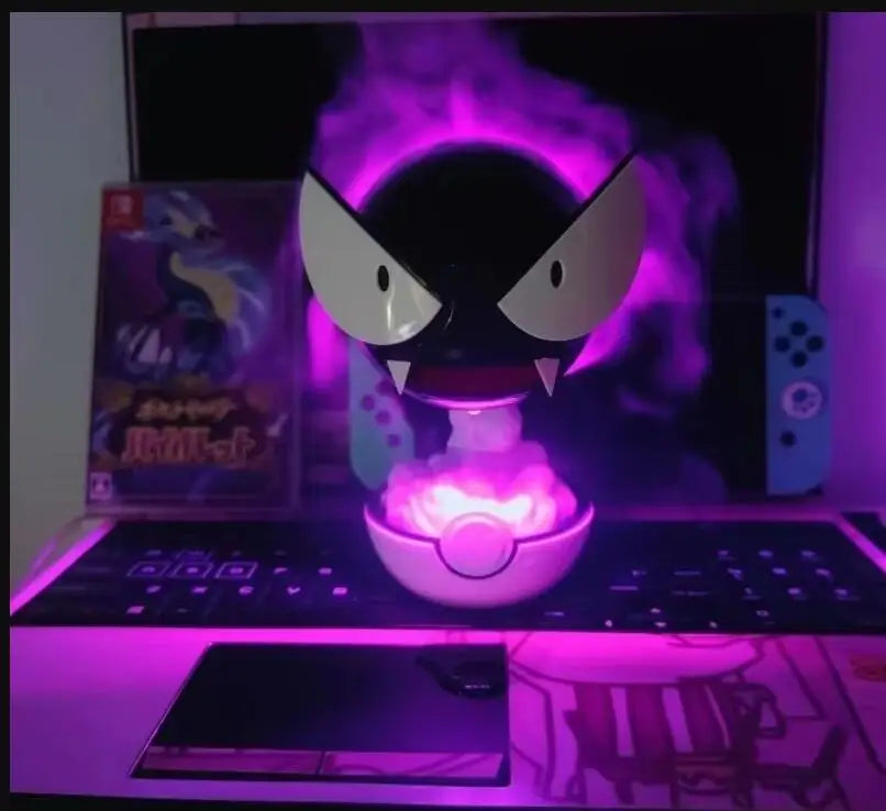 Anime Gastly Humidifier – LED Lamp & Air Purifier for Home