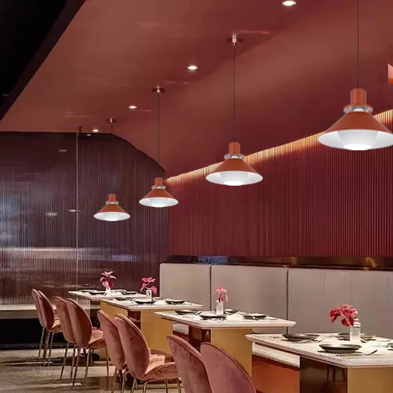 Industrial Iron Pendant Chandelier - Modern Loft Lighting E27