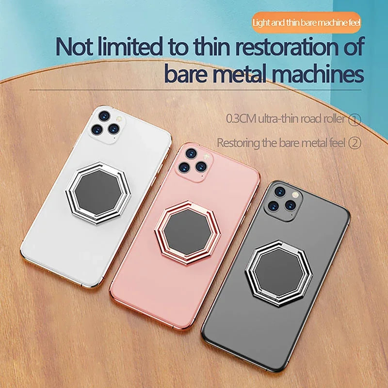 360° Rotation Metal Phone Holder - Universal Foldable Kickstand