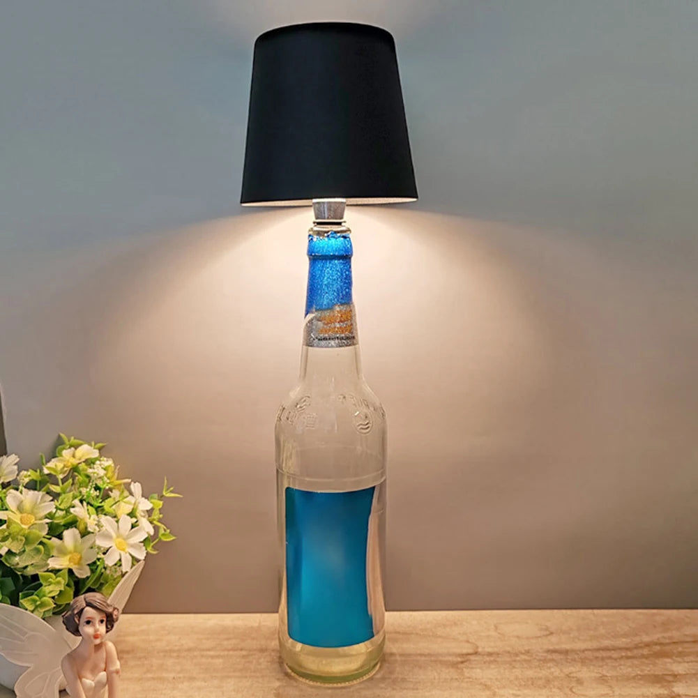 APWIKOGER Portable Dimmable LED Wine Bottle Touch Lamp - 4000mAh
