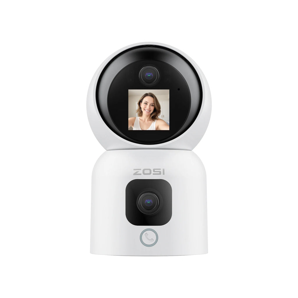 ZOSI 360° Smart Home Security Camera with Auto Tracking & Night Vision