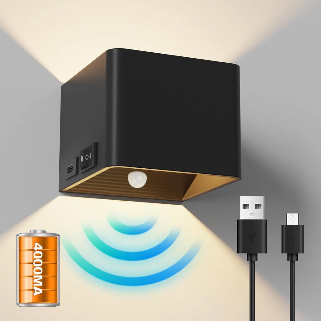 Rechargeable Motion Sensor LED Wall Light – No Wiring Required