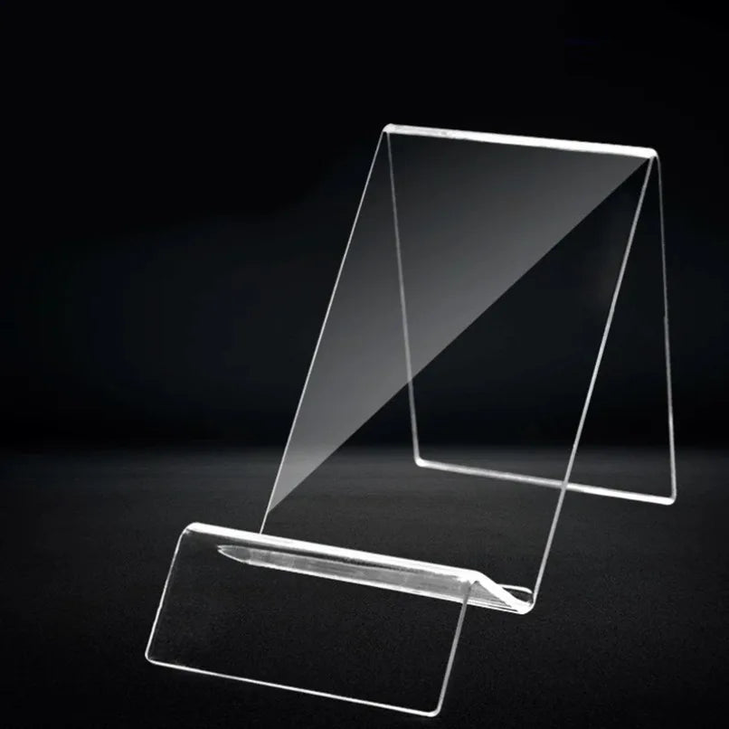 Transparent Acrylic Cell Phone Holder - Universal Desk Stand