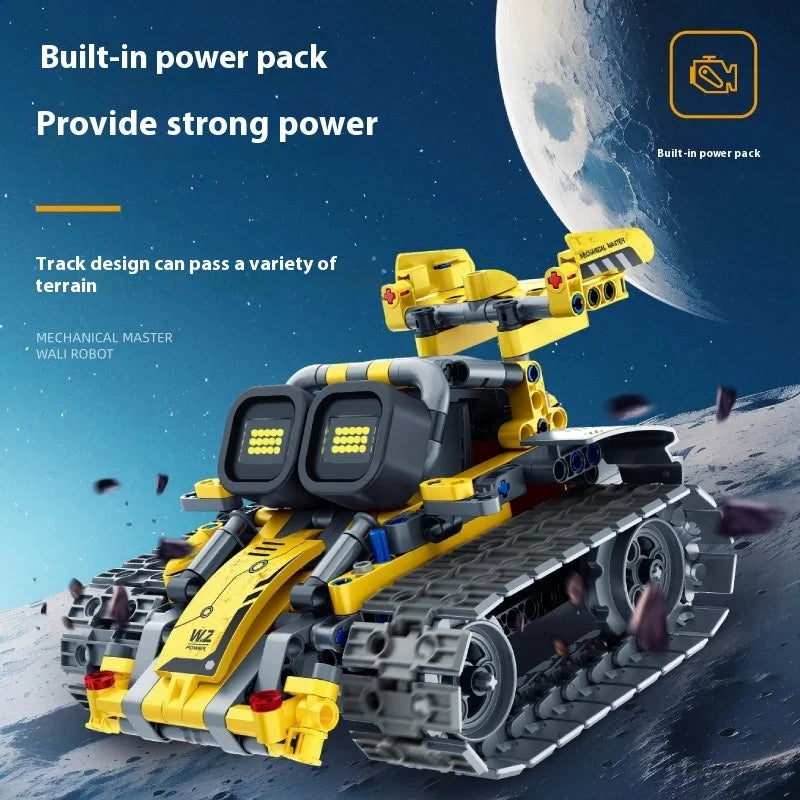 3-in-1 LED Robot Building Block Set for Kids - DIY Educational Toy