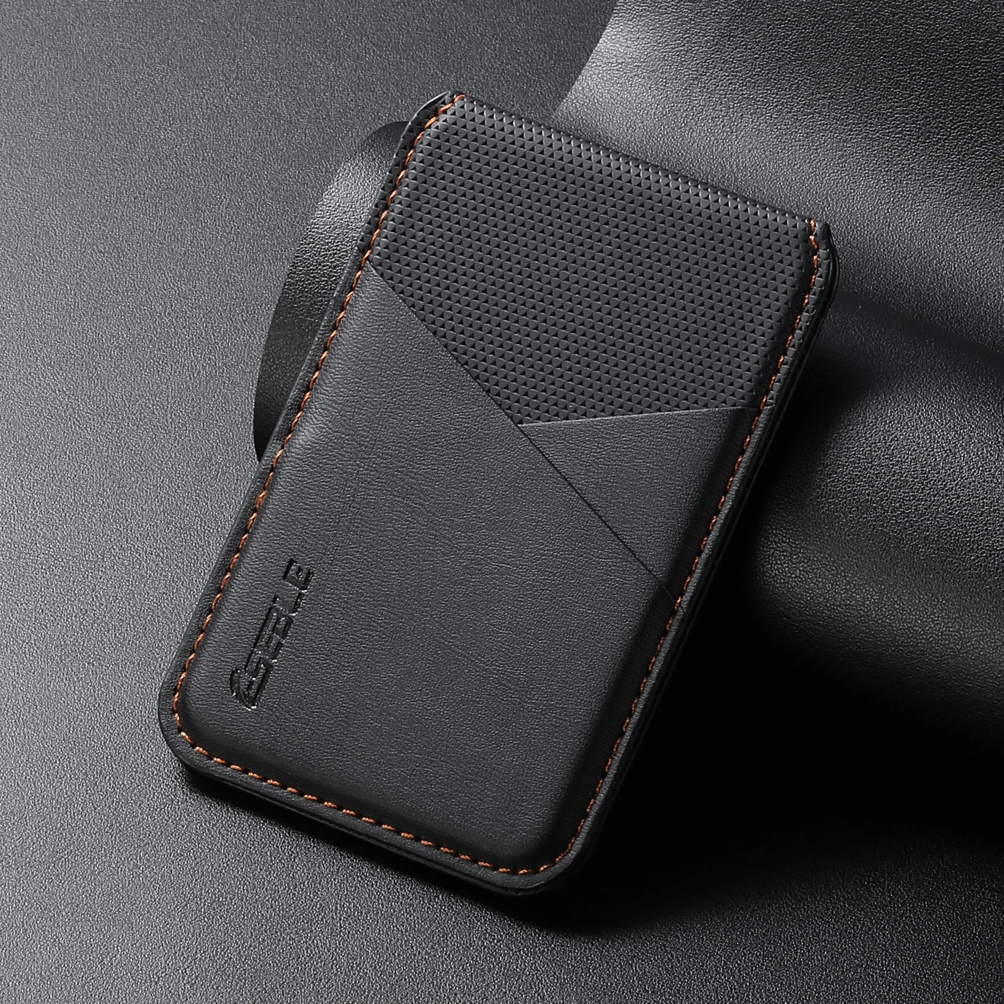 Elegant Leather Wallet MagSafe Card Holder for iPhone & Galaxy