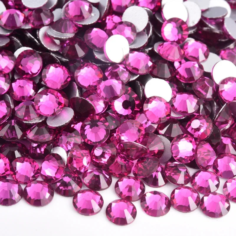OLeeya Bulk Non-Hotfix Rhinestones for DIY Nail Art & Garments
