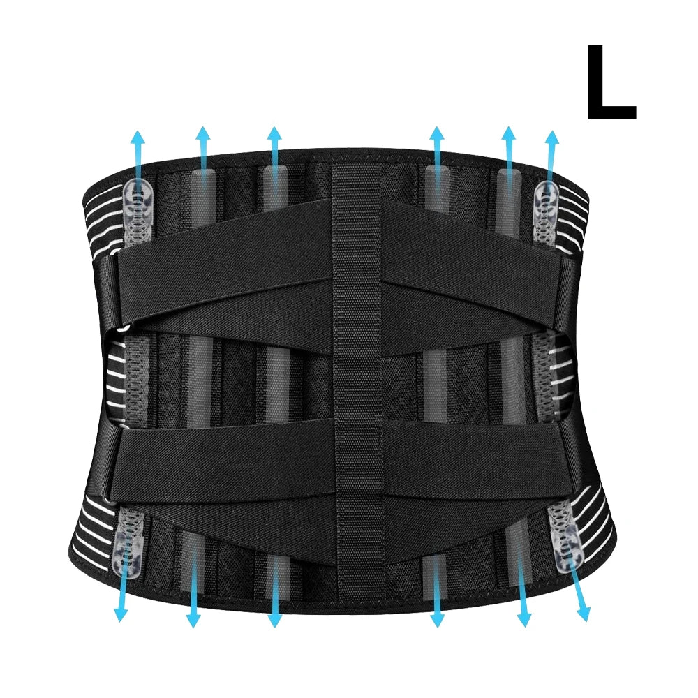 Lumbar Support Belt - Orthopedic Waist Trainer for Fitness & Comfort