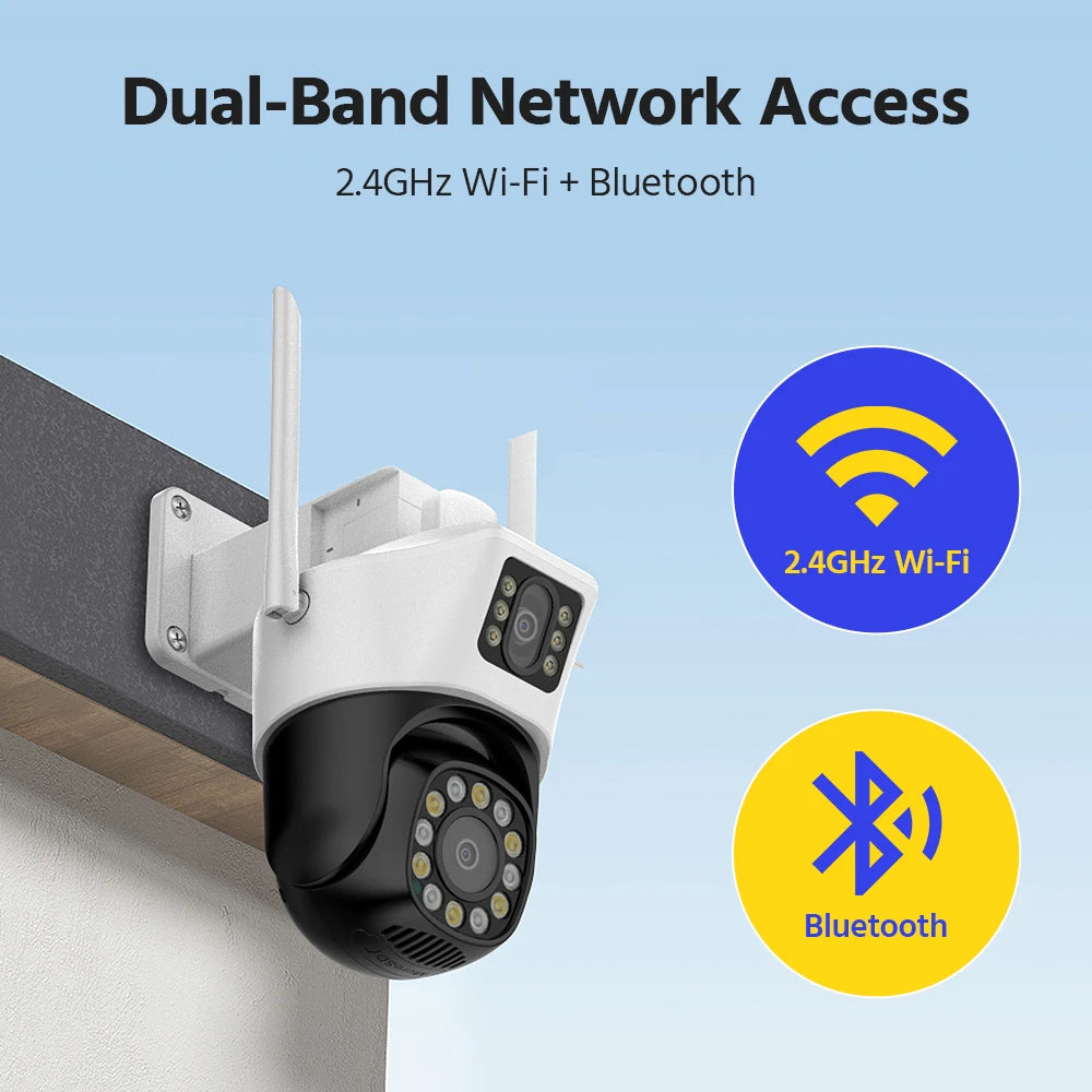 ANNKE 6MP Dual-Lens Outdoor WiFi PT Camera with Dual Light & Audio