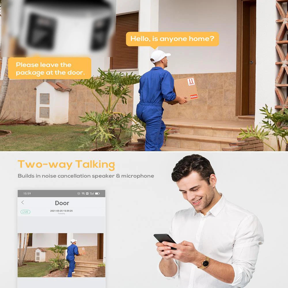Hikvision 8MP ColorVu Dual Lens IP Camera with Built-in Mic & Speaker