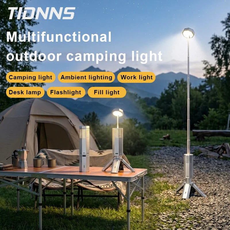 20000mAh Rechargeable LED Camping Lantern - Portable & Dimmable Light