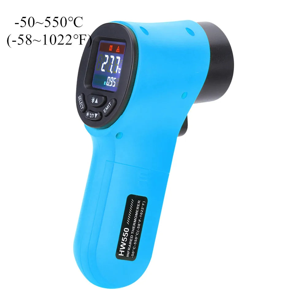 Digital Infrared Thermometer -50 to 600°C | Non-Contact Temperature Scanner