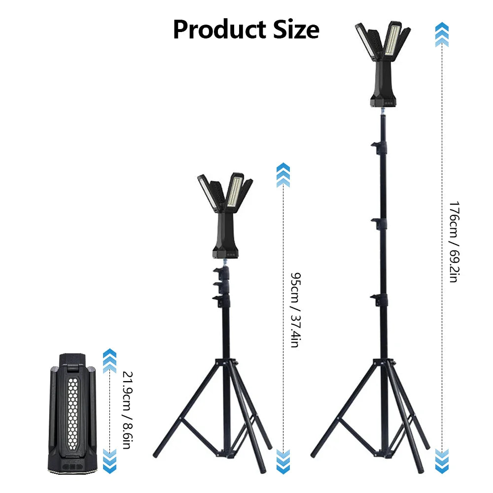 Powerful 16000mAh LED Camping Light | Dimmable Outdoor Work Light