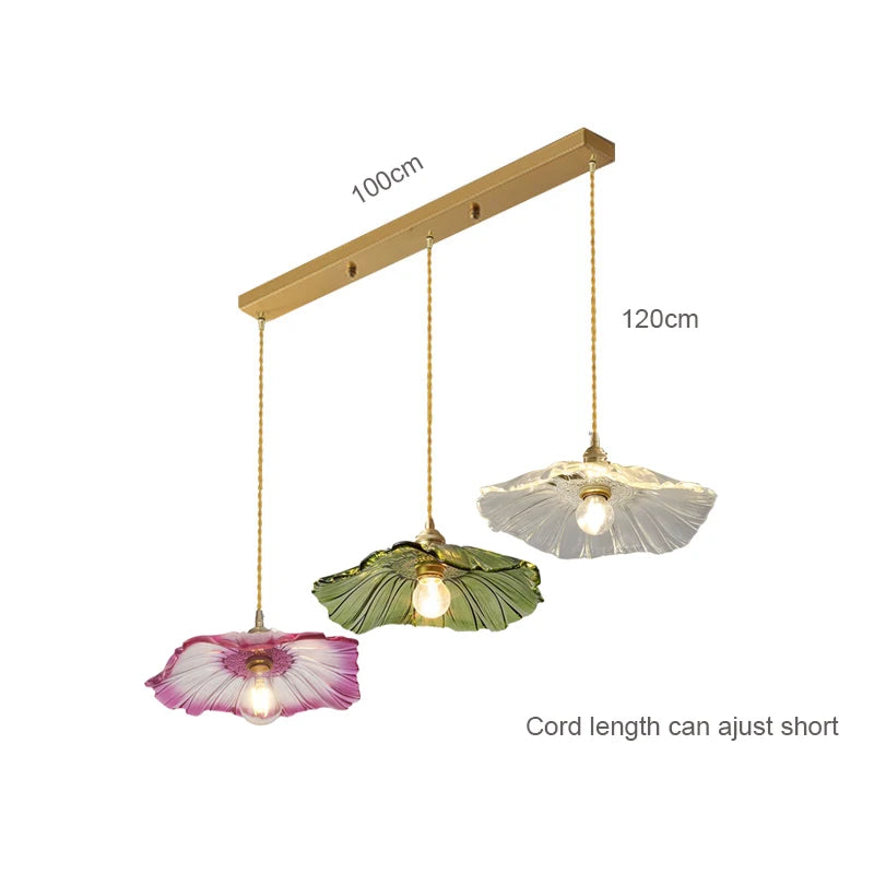 Luxury Lotus Pendant Chandelier for Coffee Shops & Restaurants