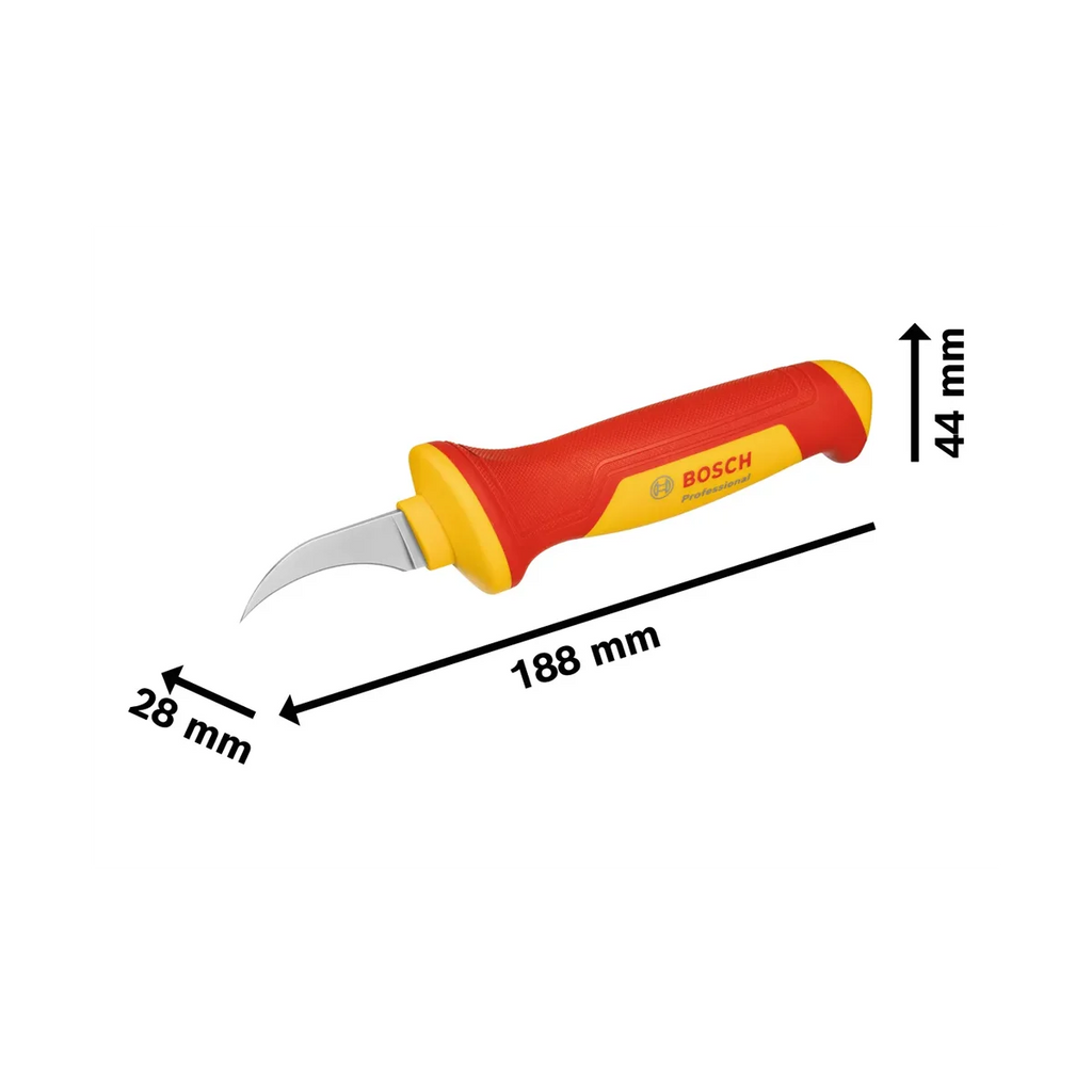 Bosch VDE Cable and Dismantling Knife - Insulated Professional Tool