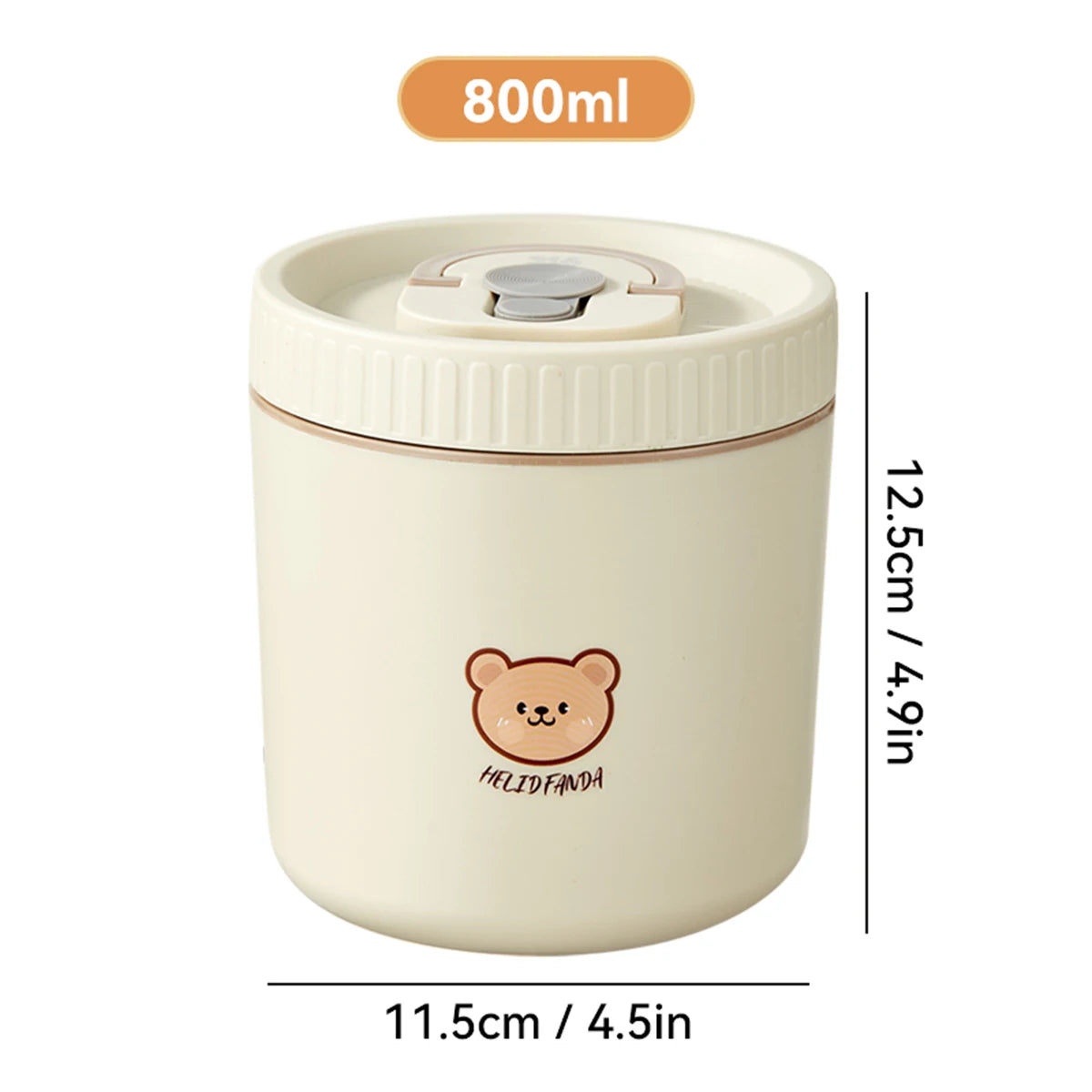 Insulated 304 Stainless Steel Bento Lunch Box - Large Capacity