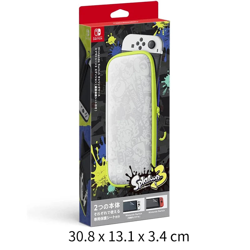 Nintendo Switch OLED Case & Screen Protector - Splatoon 3 Edition