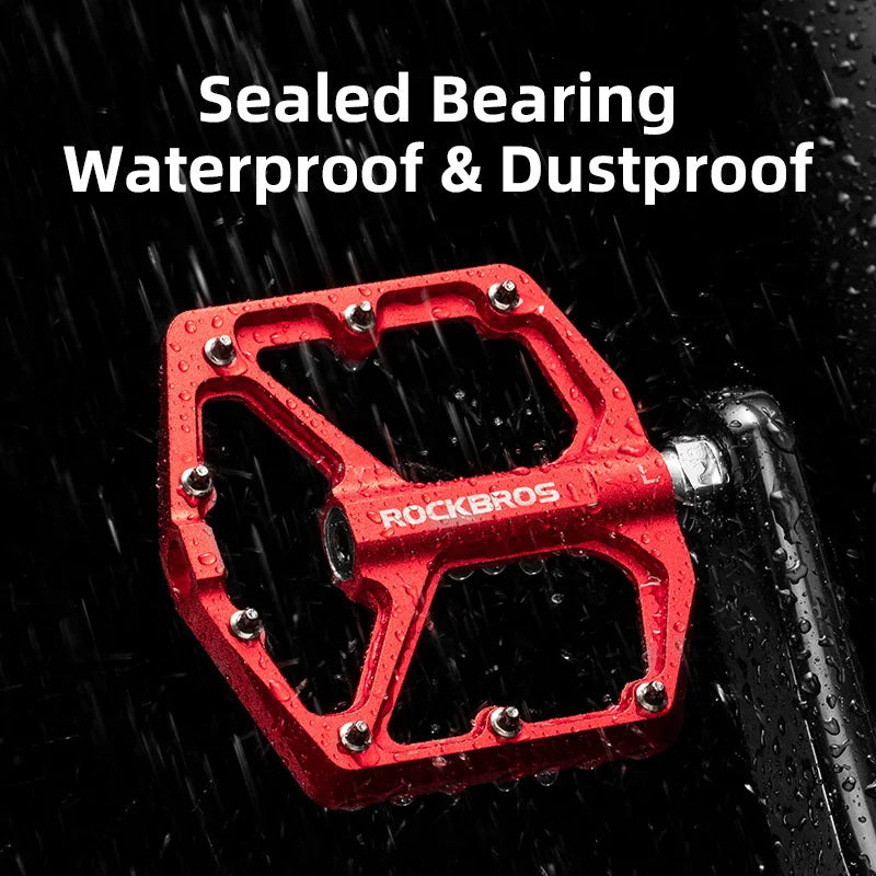 ROCKBROS Ultralight Anti-Slip Aluminum Bicycle Pedals for Better Cycling