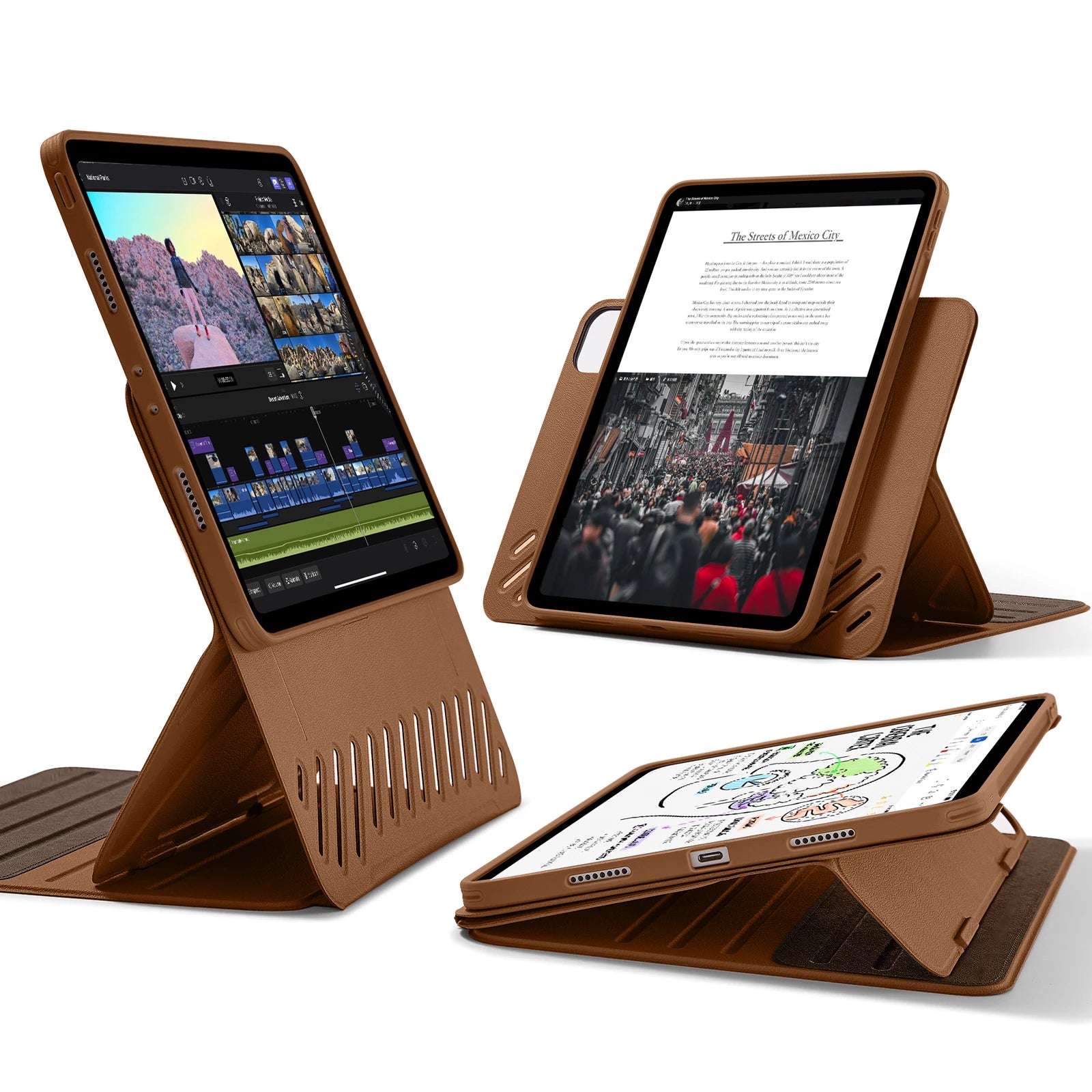 ESR Magnetic iPad Pro Case - Adjustable Stand & Total Protection