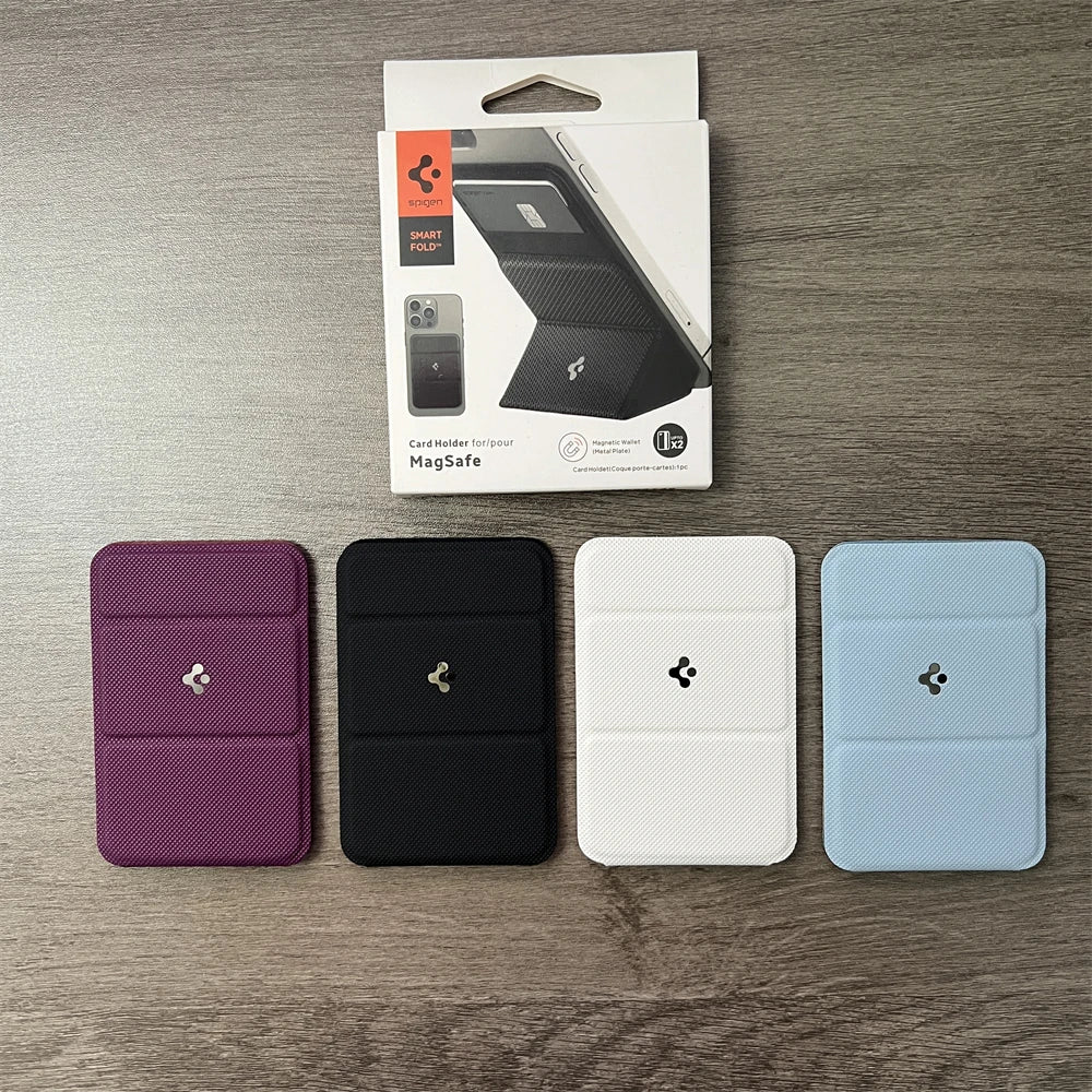 Spigen Leather Magnetic Wallet for MagSafe iPhone 17/16/15/14/13 Pro Max