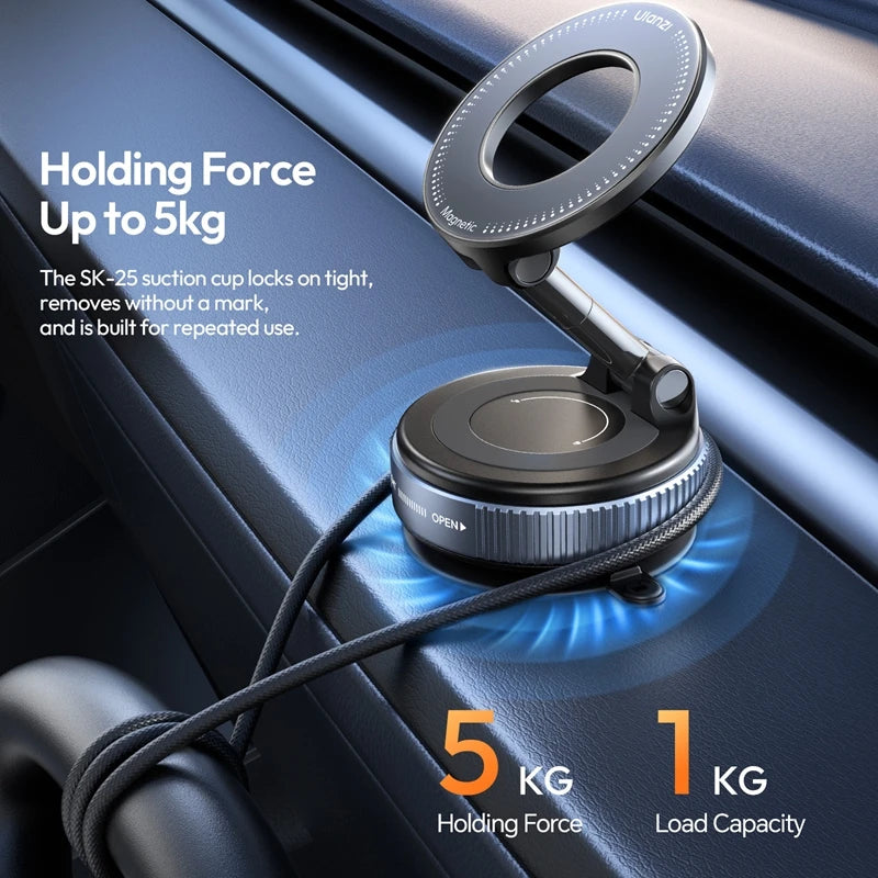Ulanzi SK-25 Magnetic Phone Mount for Car Windshield & Dashboard