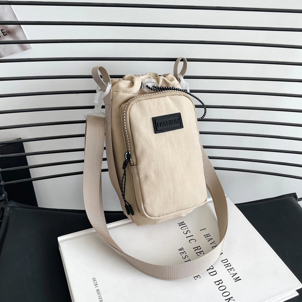 Lightweight Outdoor Crossbody Bag for Phones & Water Bottles