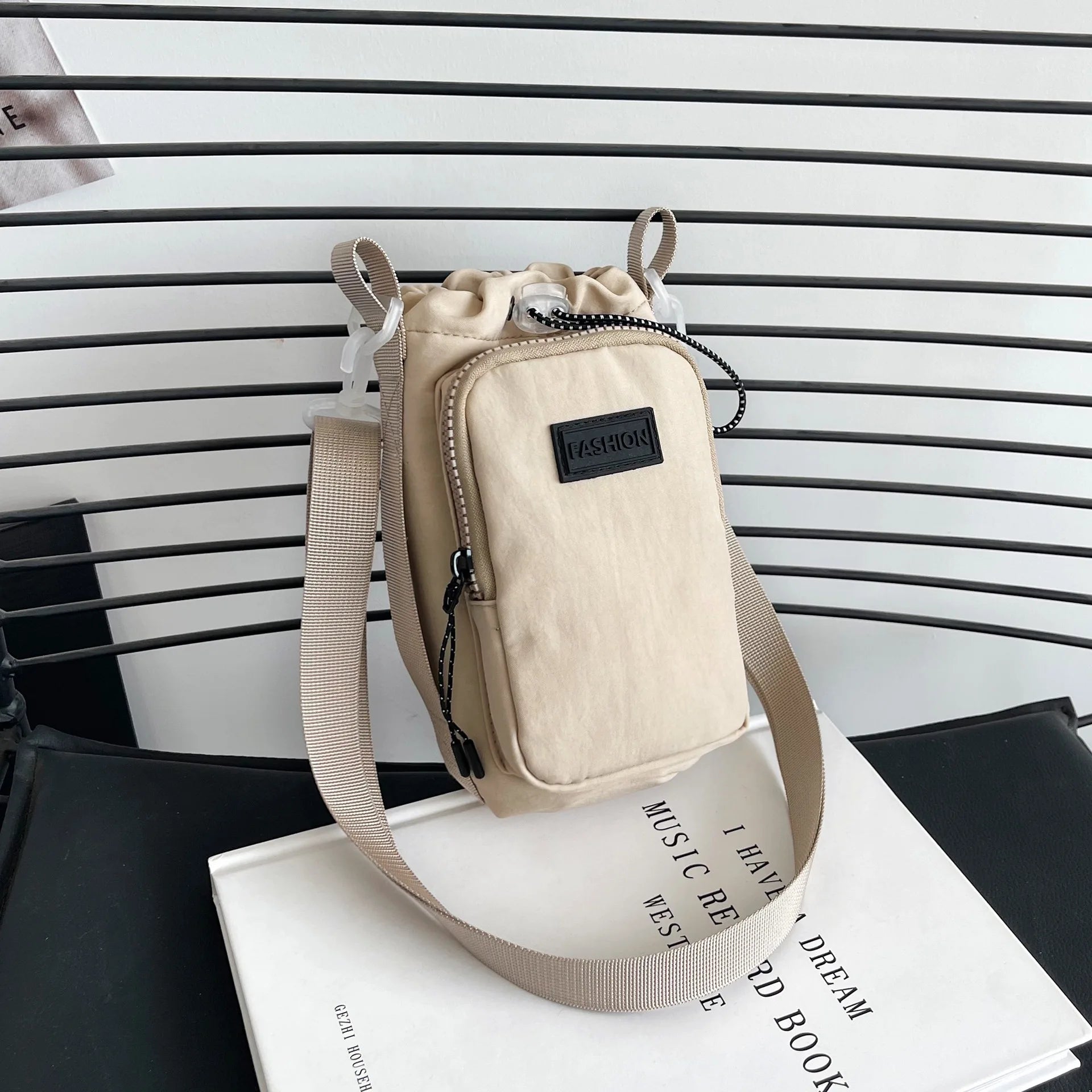 Lightweight Outdoor Crossbody Bag for Phones & Water Bottles