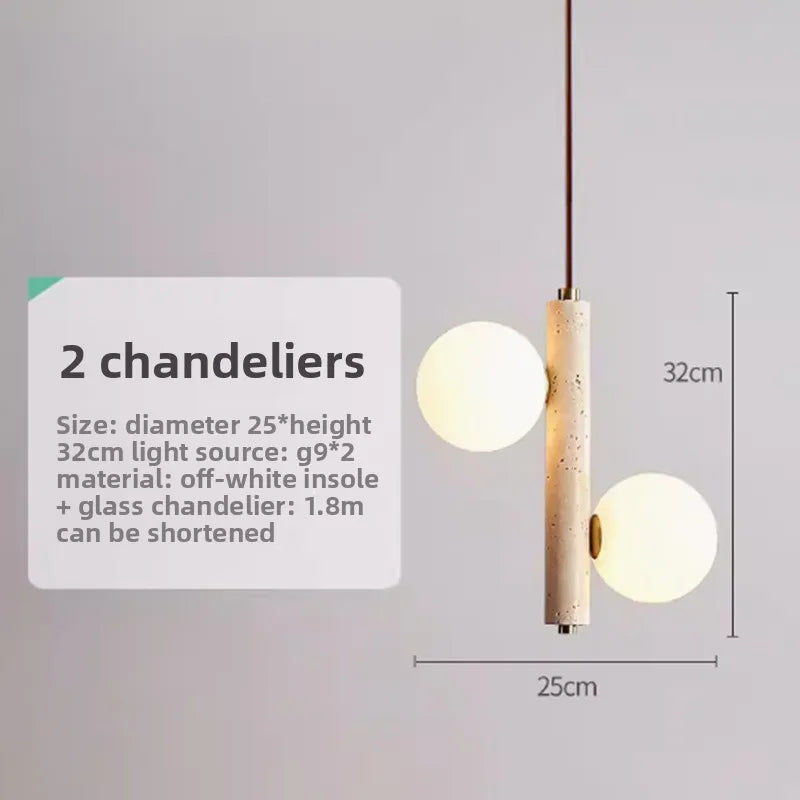 Elegant Frosted Glass Crystal Chandelier – Modern Pendant Light