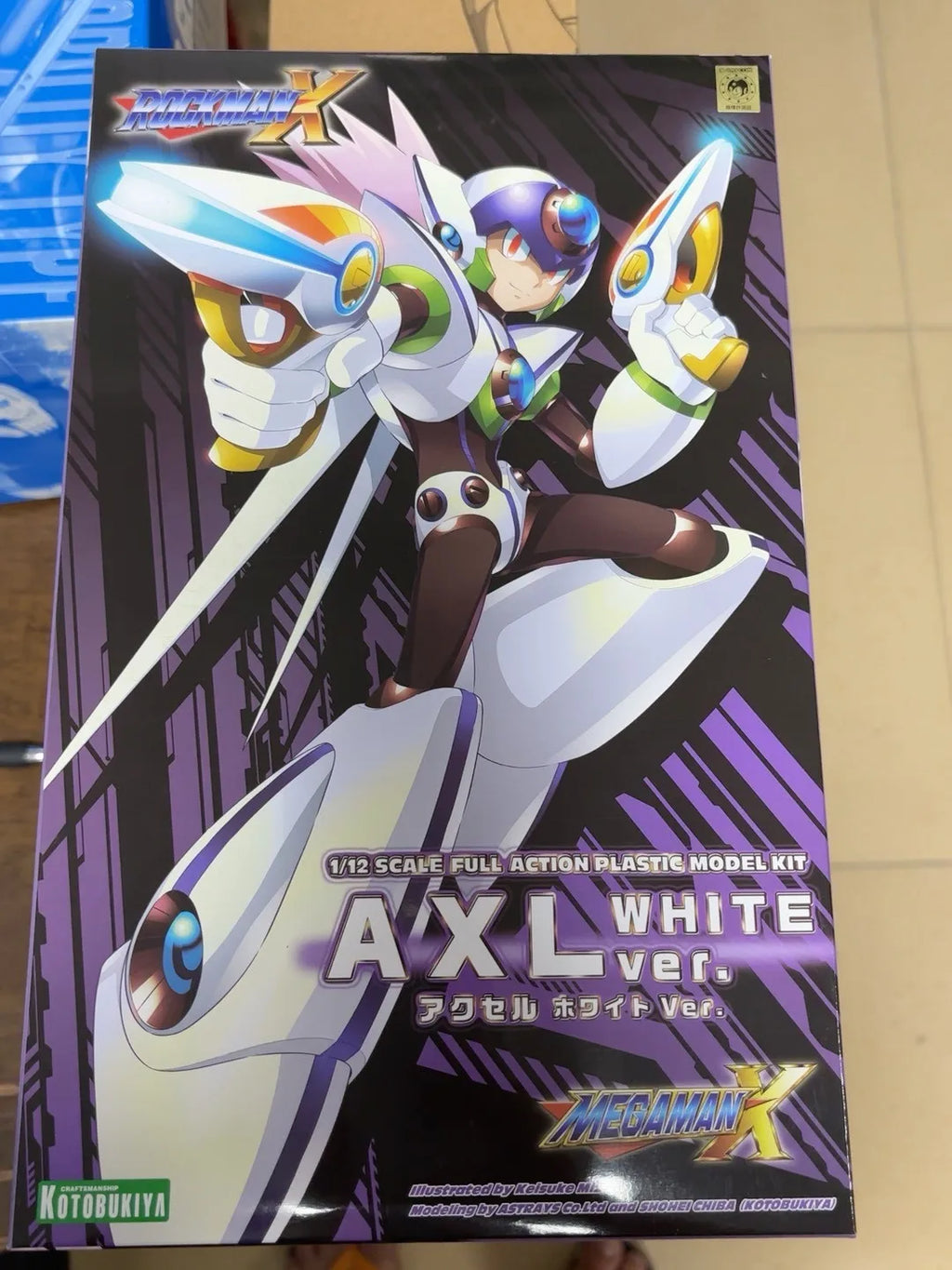 Kotobukiya KP606 Rockman X Axel Action Figure - White Ver.